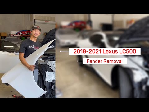 2018-2024 Lexus LC500 Fender Removal & Installation | ReveMoto