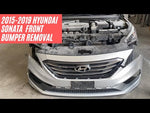 2015-2017 Hyundai Sonata Front Bumper Painted (Sport Models) 86511C2300 HY1000211 ReveMoto Painted Auto Parts Replacement 