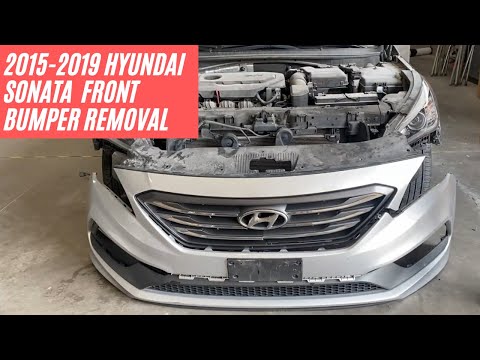 2015-2017 Hyundai Sonata Front Bumper Painted (Sport Models)