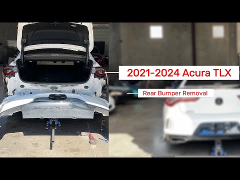 How to Remove Rear Bumper on 2021–2024 Acura TLX | Quick & Easy DIY Guide