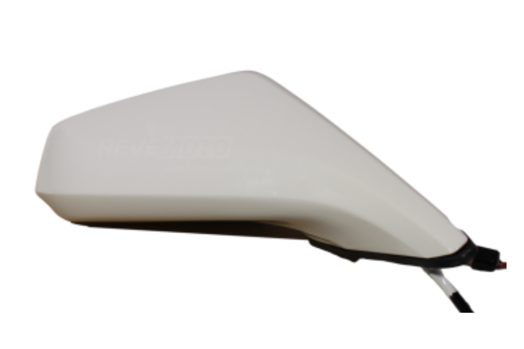 2010 Chevrolet Camaro Side View Mirror Painted Olympic White (WA8624) 92247438 GM1321405