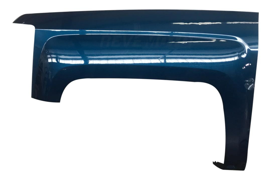 014-2019_Chevrolet_Silverado_Driver-Side_Fender_Painted Sacr'E Bleu Metallic (WA409Y) 23303551 GM1240385 ReveMoto Painted Auto Parts Replacement 