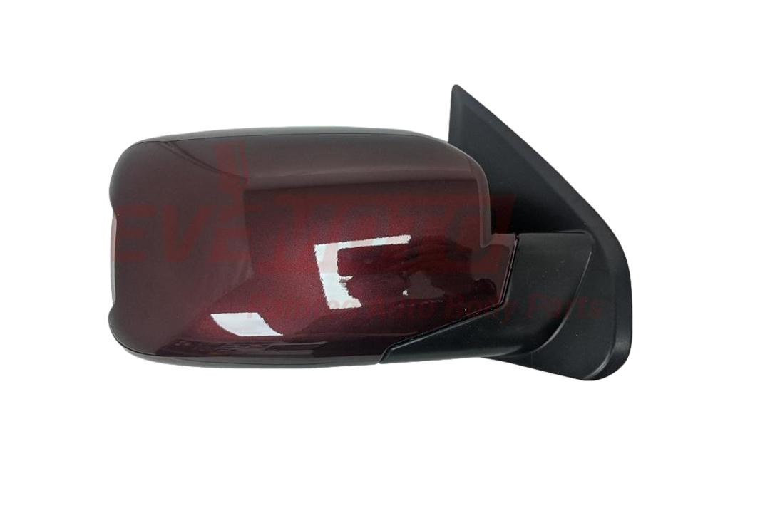 2009-2015 Honda Pilot Side View Mirror Painted_Dark_Cherry_Pearl_R529P_Touring Models | WITH: Power, Manual Folding, Heat; Memory, Turn Signal Light_Right_Passenger-Side_ 76200SZAA33ZE_ HO1321249