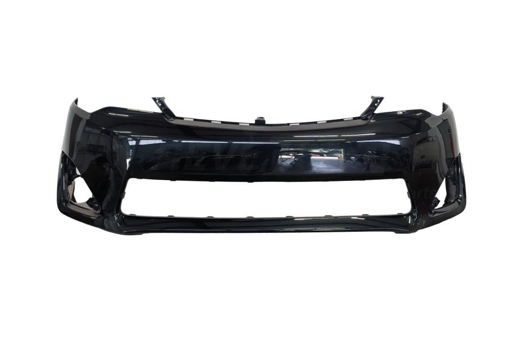 2012-2014 Toyota Camry Front Bumper Cover Painted Dark Steel Mica 1H2 Except SE Also fits Hybrid 5211906974