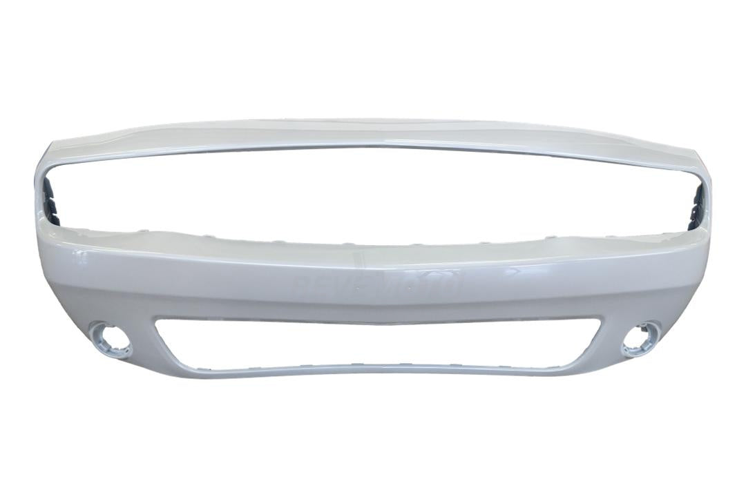 2015-2022 Dodge Challenger Front Bumper Painted (WITHOUT- Hell Cat) Ivory Pearl (PWD) 68258730AB CH1000A20