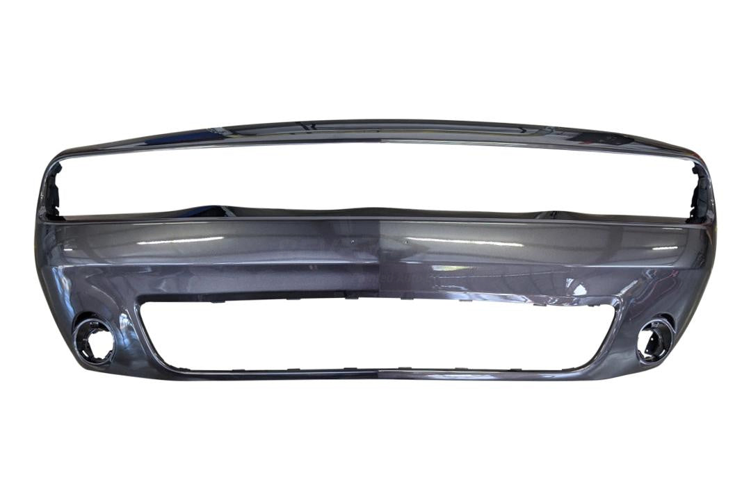 2015-2022 Dodge Challenger Front Bumper Painted (WITHOUT- Hell Cat) Granite Crystal Metallic (PAU)68258730AB CH1000A20