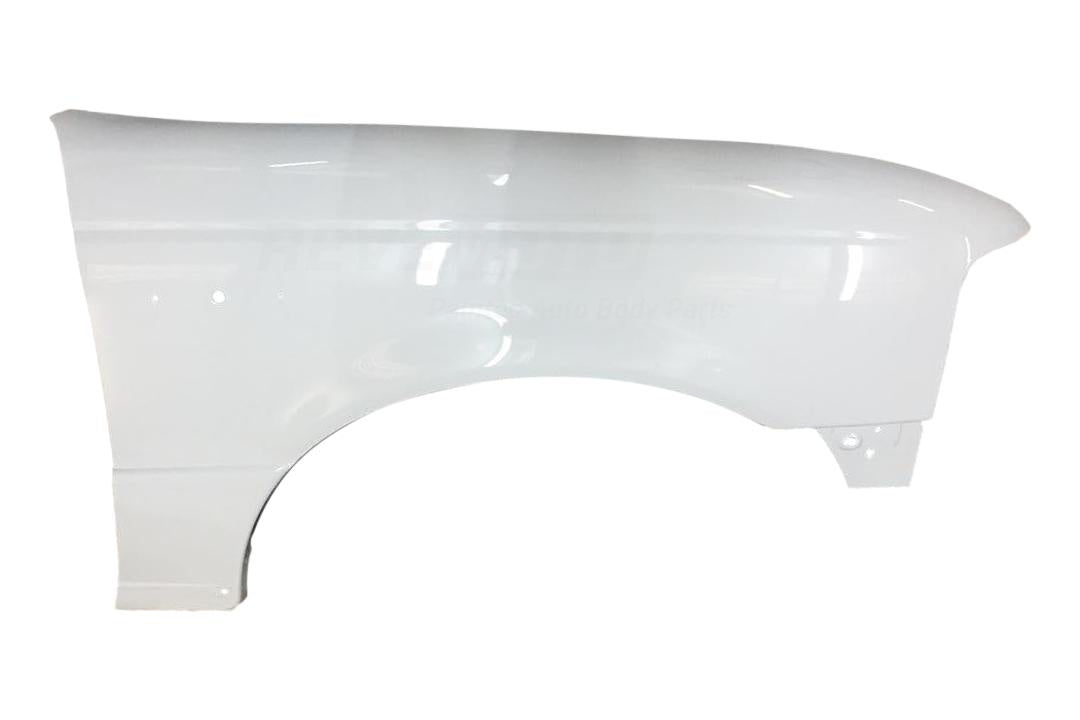 Painted Fender for 2004-2011 Ford Ranger Fender Painted Right, Passenger-Side WITHOUT wheel opening Oxford White (YZ/Z1) 5L5Z16005A FO1241237
