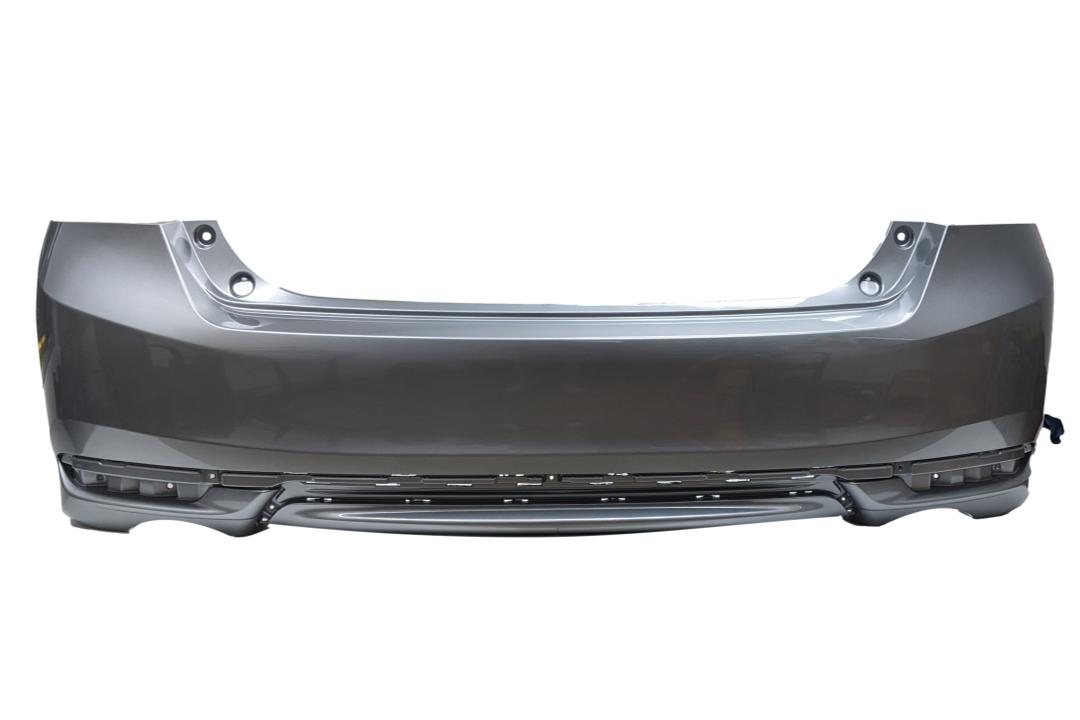 2016-2017 Honda Accord Rear Bumper Painted (Coupe/Sedan)_Lunar_Silver_Metallic_NH830M_WITH: Dual Exhaust Cutouts | WITHOUT: Park Assist Sensor Holes_71501T2FA60ZZ_HO1100291