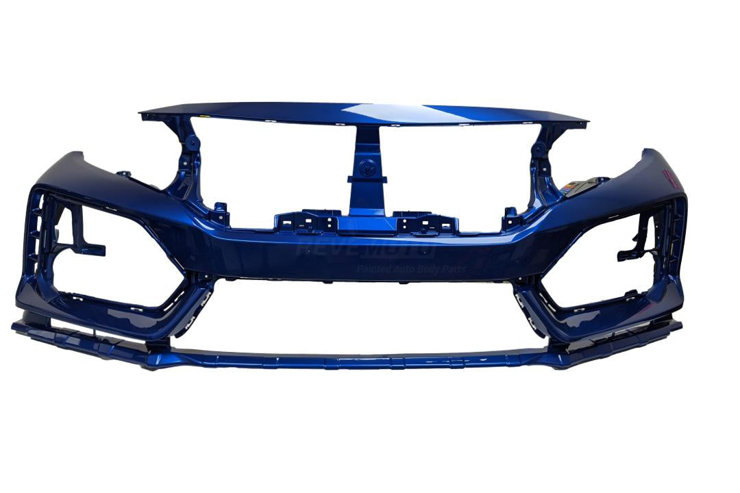 Painted Front Bumper for 2017-2020 Honda Civic (Type R) Brillant Sporty Blue Metallic (B593M) 04711TGHA01ZZ