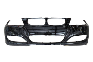 2009-2012 BMW 3-Series Front Bumper Painted_Jet_Black_668_WITHOUT: M-Package, Headlight Washer Holes, Park Assist Sensor Holes and Parking Distance Control Holes_ 51117226709_ BM1000212