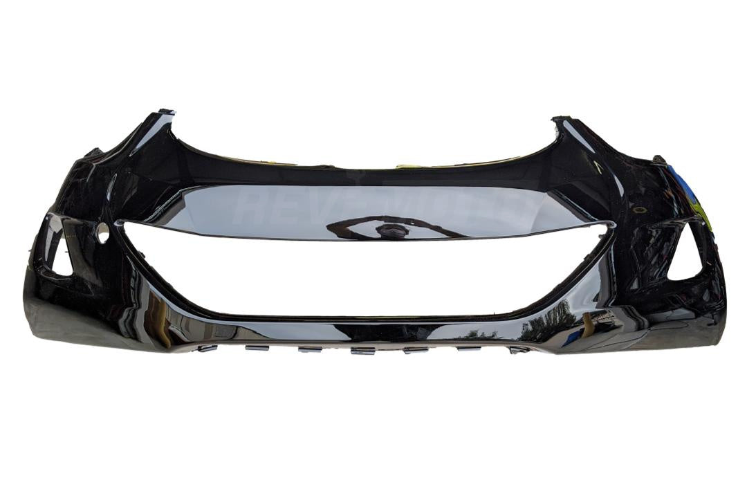 2011-2013 Hyundai Elantra Front Bumper Painted Black Noir Pearl (BN/NKA) Sedan Korea Built 865113X020
