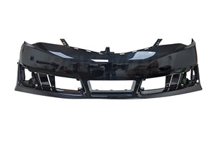 2012-2014 Toyota Camry Front Bumper Cover Painted Attitude Black Metallic,Attitude Black Mica (218) SE WITHOUT Turbo 5211906975