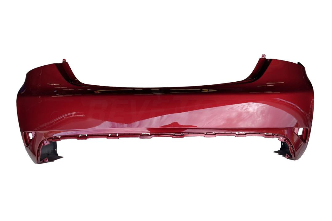 2014 Hyundai Sonata Rear Bumper Painted Venetian Red Metallic (TR2) Except Hybrid 866113Q700