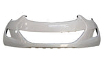 2011-2013 Hyundai Elantra Front Bumper Painted White Pearl (JR), USA Built, Sedan