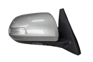 2010 Toyota 4Runner Painted Side View Mirror Classic Silver Metallic (1F7) Power Manual Folding, Heated, WITH: Turn Signal Light, Puddle Light Right, Passenger-Side 8791035A61