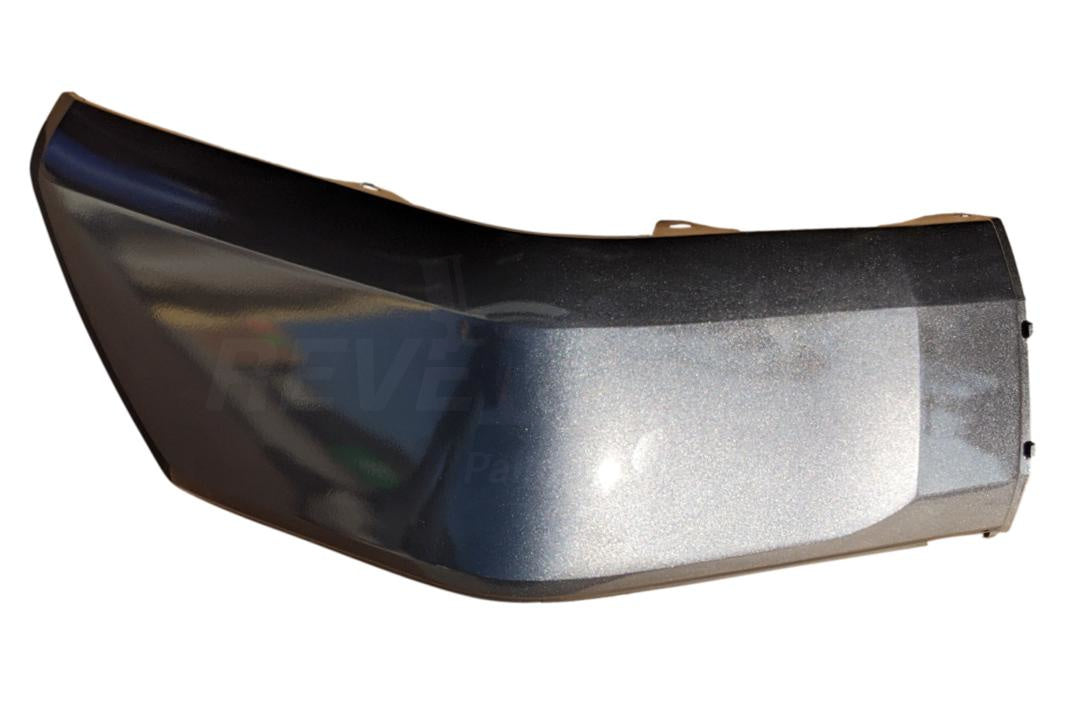 2014-2021 Toyota Tundra Rear Bumper Painted (End Cap) Magnetic Gray Metallic (1G3) / 4WD/RWD; w/o Park Assist Sensor Holes; Resin/Plas Bumper Right, Passenger Side 521550C030