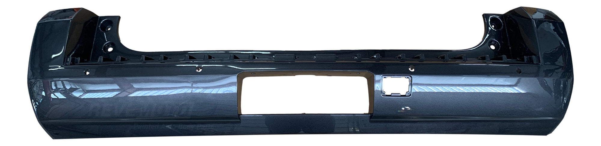 2020 Chevrolet Tahoe Rear Bumper Painted Iridium Metallic (WA121V) _ w_ Park Assist Sensor Holes, w_ Side Sensor Brackets 23324503 GM1100942