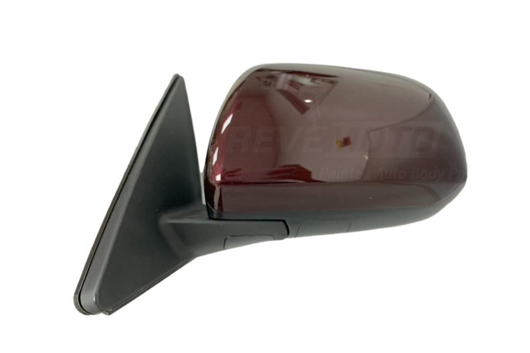 2012 Toyota Highlander Painted Side View Mirror Sizzling Crimson Mica (3R0) Base,Sport,Japan Built Hybrid Power Manual Folding Heated w/o Puddle Lamp Left, Driver Side 8794048303