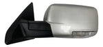 2009 Dodge Ram Mirror Left, Driver-Side Back View, WITH_ Power, Manual Folding, Heat, Turn Signal Light, Puddle Light _ WITHOUT_ Memory, Auto-Dimming__Bright Silver Metallic (PS2)_ CH1320293