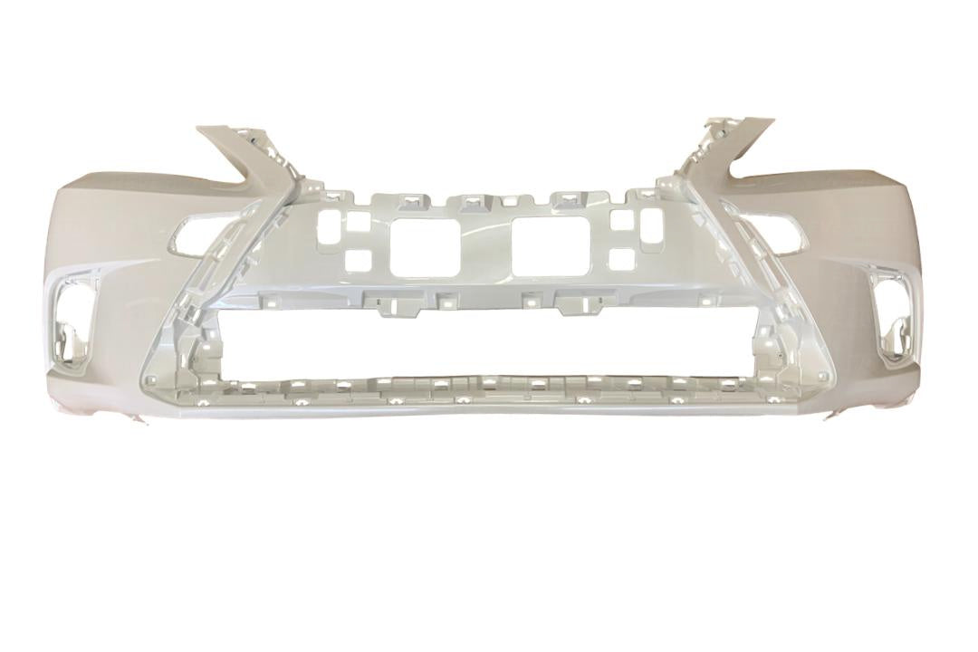 2014-2017 Lexus CT200H Front Bumper Painted (WITHOUT: Park Assist Sensor Holes)_Sonic_Quartz_Metallic_85_WITHOUT: F-Sport Package, HL Washer Holes, Park Assist Sensor Holes_ 5211976923_ LX1000272
