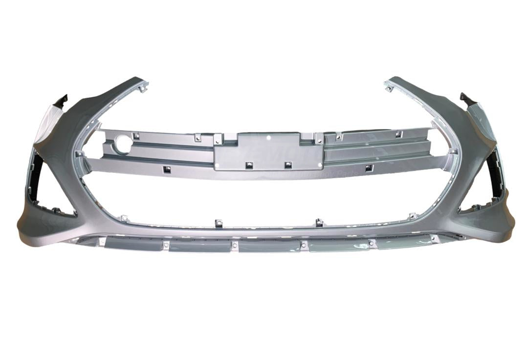 2013-2017 Hyundai Veloster Front Bumper Painted (WITH: Turbo) Sleek Silver Metallic (RHM) 865112V500OEM