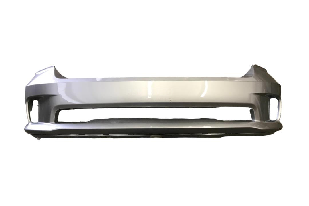 2013-2018 Dodge Ram Front Bumper Painted (1500)_Bright_Silver_Metallic_PS2_WITHOUT: Park Assist Sensor Holes_ 68197698AA_ CH1000A10