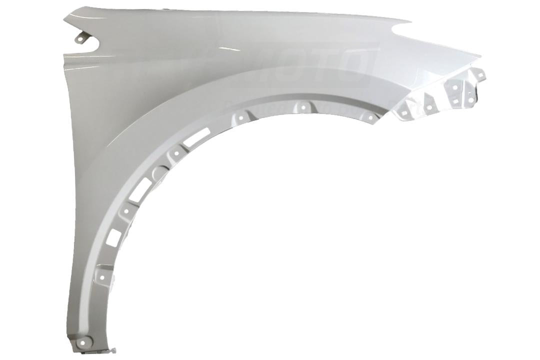 2013-2018 Toyota RAV4 Fender Painted (Passenger-Side | Japan Built) Blizzard Pearl (070) 5380142170 TO1241245 ReveMoto Painted Auto Parts Replacement 
