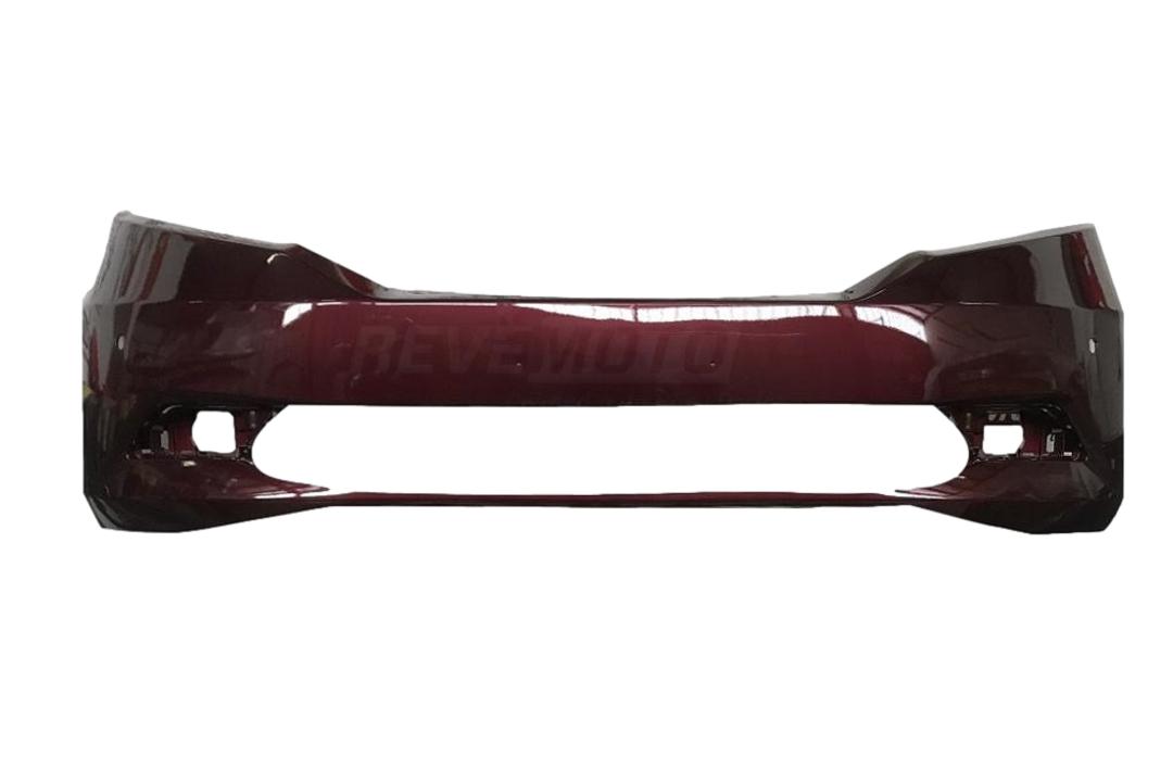 2011-2017 Honda Odyssey Front Bumper Painted_Dark Cherry Pearl II (R549P)_04711TK8A80ZZ_HO1000275