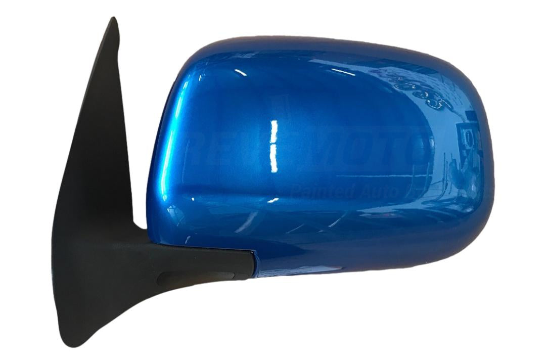 2010 Toyota Tacoma Side View Mirror Painted Speedway Blue Metallic (8P1) WITH Power, Manual Folding WITHOUT Heat Left, Driver-Side 8794004902
