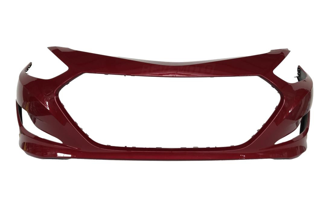2011-2015 Hyundai Sonata Front Bumper Painted Venetian Red Pearl (RER) Hybrid Model 865114R000
