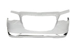 2015-2023 Chrysler 300 Front Bumper Painted (Except: SRT-8)_WITH: 3-PC Insert Moldings | WITHOUT: Appearance Package, Park Assist Sensor Holes, Tow Hook Holes_Bright_White_PW7_5PN41TZZAE_ CH1000A21