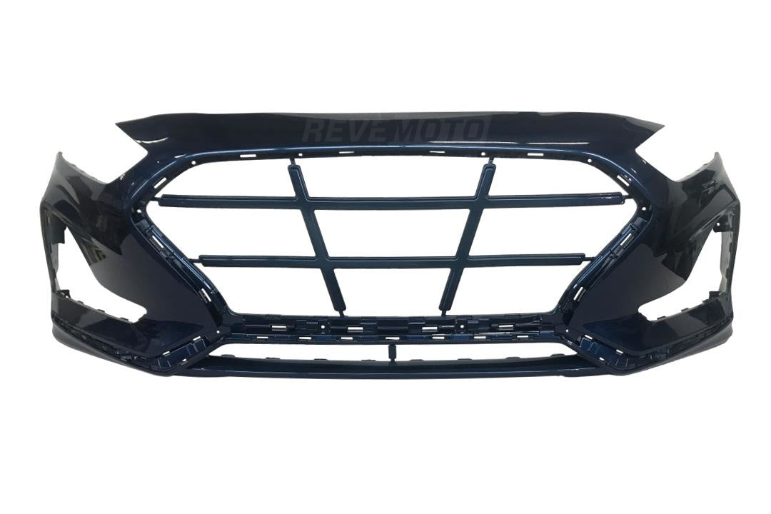 2018-2019 Hyundai Sonata Front Bumper Painted Lakeside Blue Metallic (VU8/VU) WITHOUT Hybrid, Sport Models 86511C2AA0
