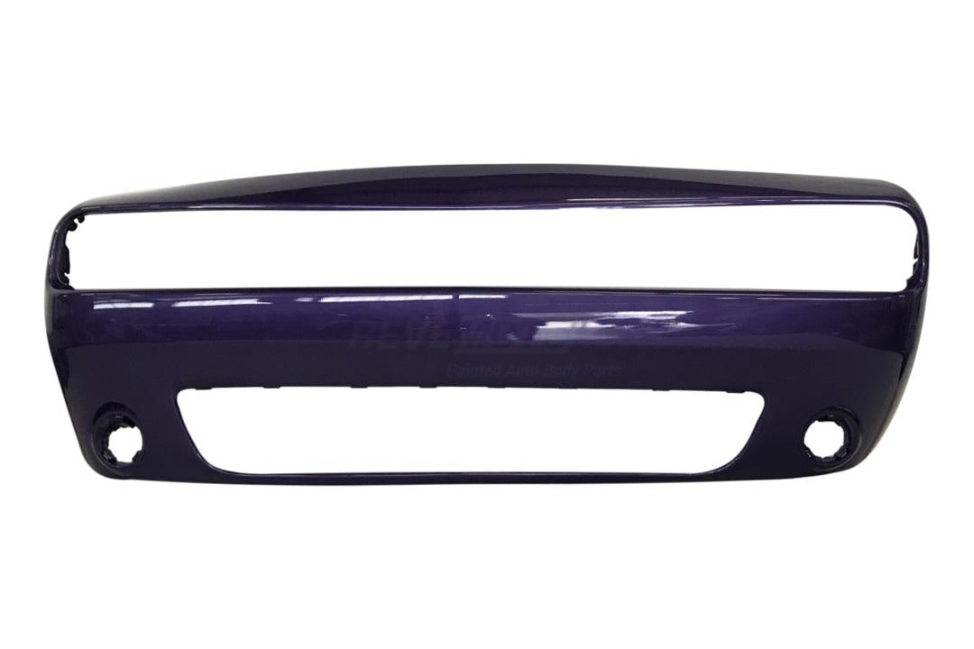 2015-2022 Dodge Challenger Front Bumper Painted (WITHOUT- Hell Cat) Plum Crazy Pearl (PHG) 68258730AB CH1000A20