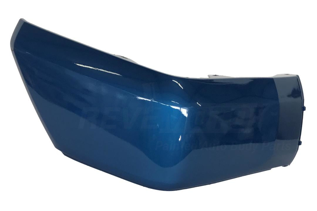 2014-2021 Toyota Tundra Rear End Cap Painted Blazing Blue Metallic (8T0) WITHOUT: Park Assist Sensor Holes Right, Passenger-Side 521550C03017