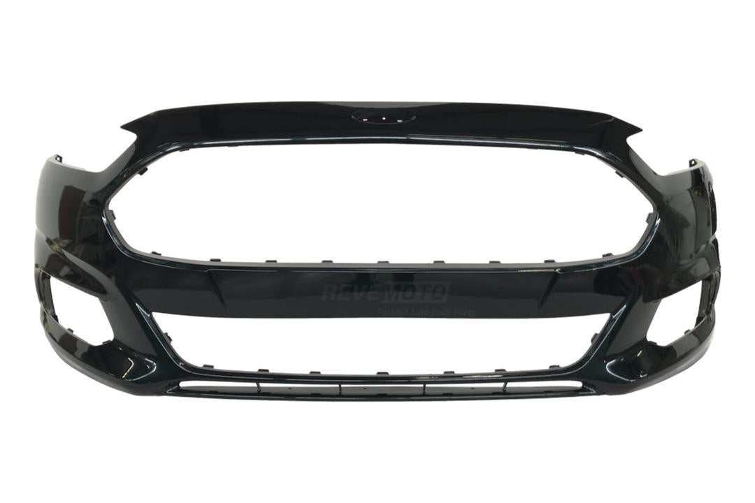 2013-2016 Ford Fusion Front Bumper Painted Dark Side Metallic (BT) / WITHOUT: Park Assist Sensor Holes, Tow Hook Holes DS7Z17D957AAPTM FO1000680