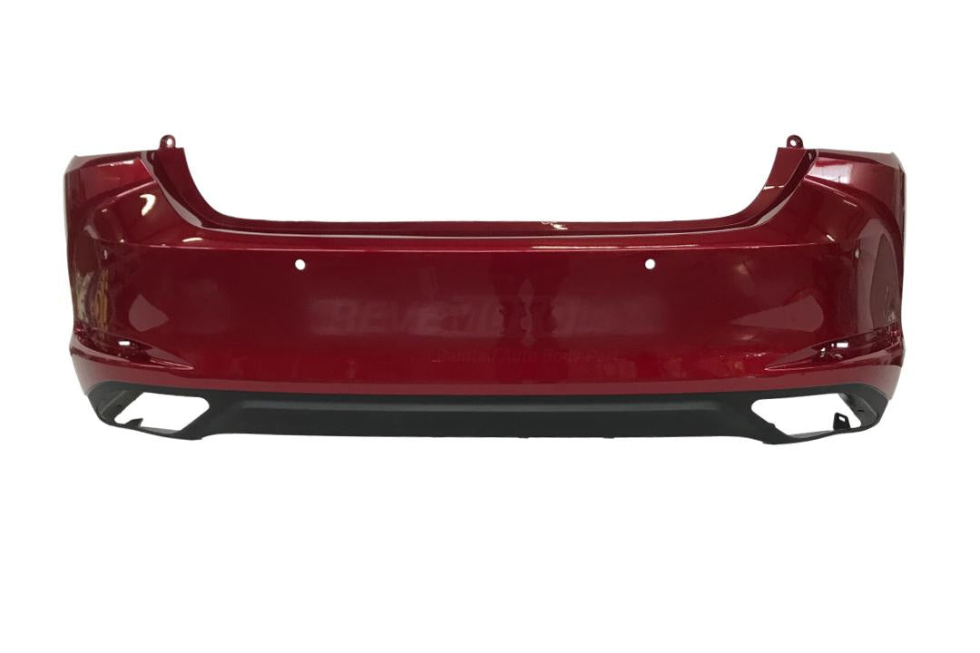 2019-2023 Lexus ES350 Rear Bumper Painted_Matador_Red_Mica_3R1_(North America Built) WITH: Park Assist Sensor Holes | WITHOUT: F-Sport_ 521590X923_ LX1100209