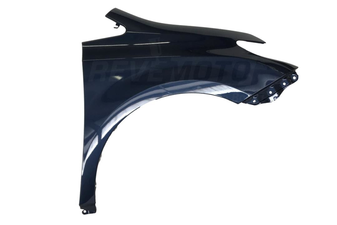 2011-2020 Toyota Sienna Fender Painted Parisian Night Pearl (8W6) Right, Passenger-Side WITHOUT Antenna Holes, 5381108060