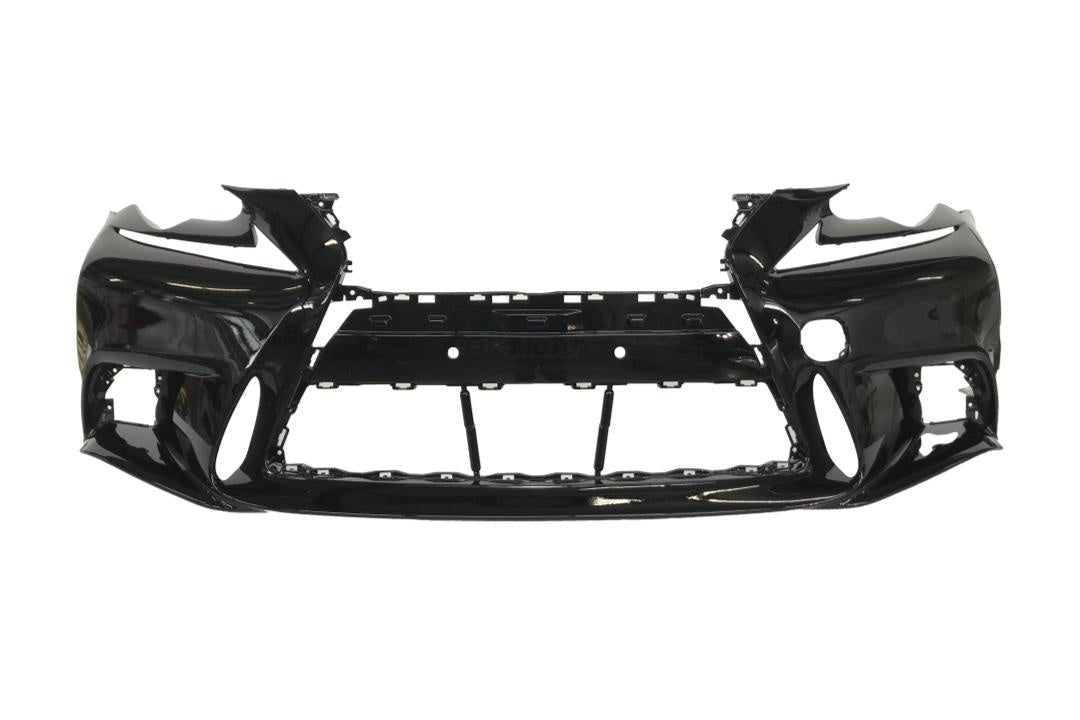 2014-2016 Lexus IS350 Front Bumper Painted_Obsidian_212_(Sedan) WITH: F-Sport Package | WITHOUT: HL Washer Holes (Except C)_ 521195E909_ LX1000261