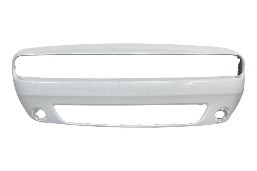 2015-2022 Dodge Challenger Front Bumper Painted (WITHOUT- Hell Cat) Bright White (PW7) 68258730AB CH1000A20