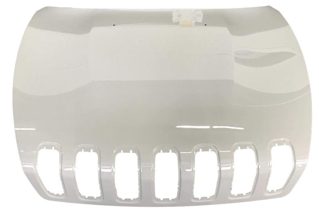 2014-2018 Jeep Cherokee Hood Painted Deep Cherry Red Crystal Pearl (PRP) 68103664AE CH1230302ReveMoto Painted Auto Parts Replacement