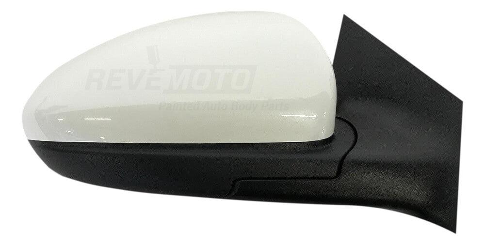 2013 Honda Accord Side View Mirror Painted (Sedan) Orchid White Pearl (NH788P) Aftermarket (Sedan) WITH Power, Manual Folding WITHOUT Heat, Turn Signal Light, Camera (Except Hybrid Model) Right, Passenger-Side 76208T2FA11