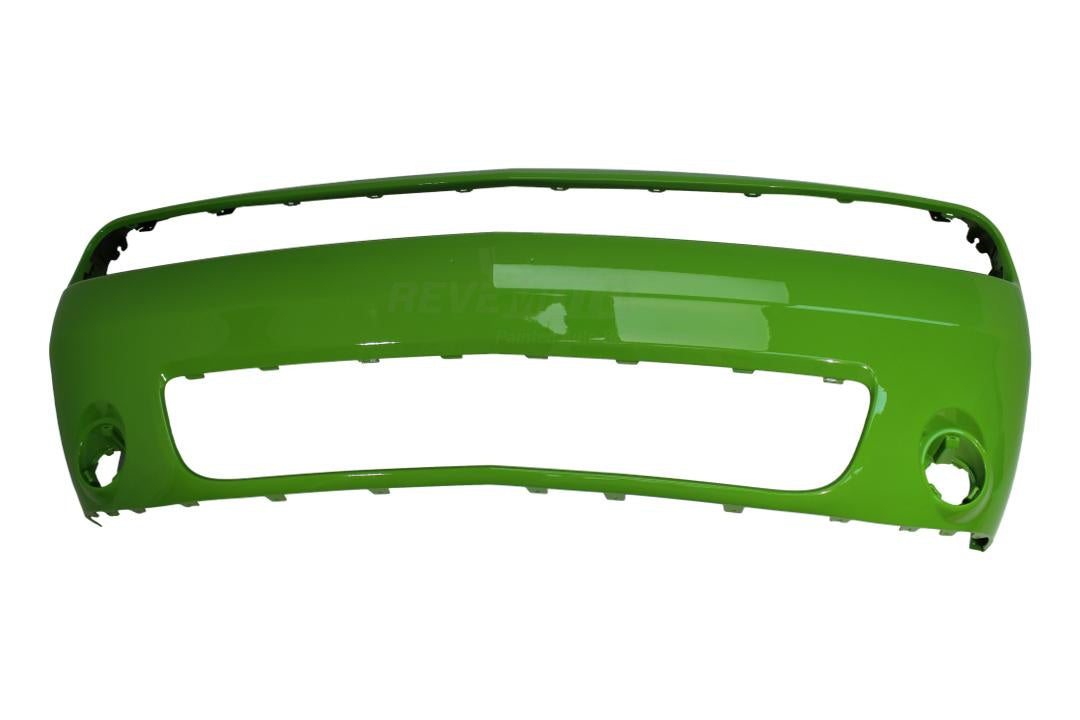 2015-2022 Dodge Challenger Front Bumper Painted (WITHOUT- Hell Cat) Green Go (PGM) 68258730AB CH1000A20