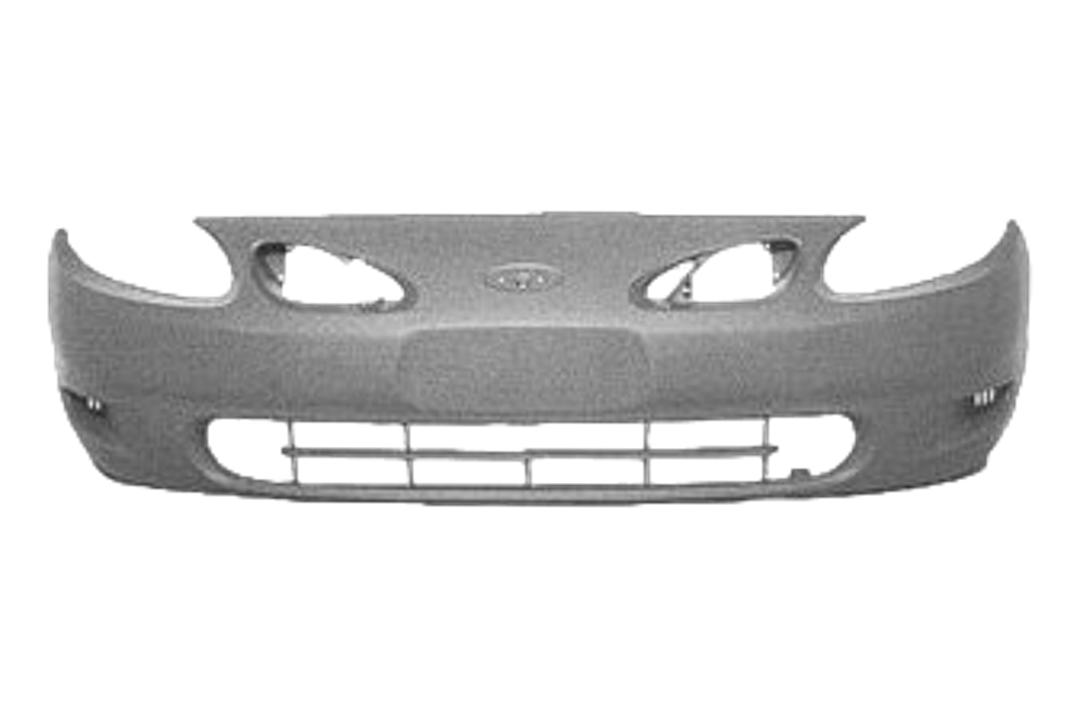 1998-2002 Ford Escort Front Bumper Painted F8CZ17757AA FO1000410