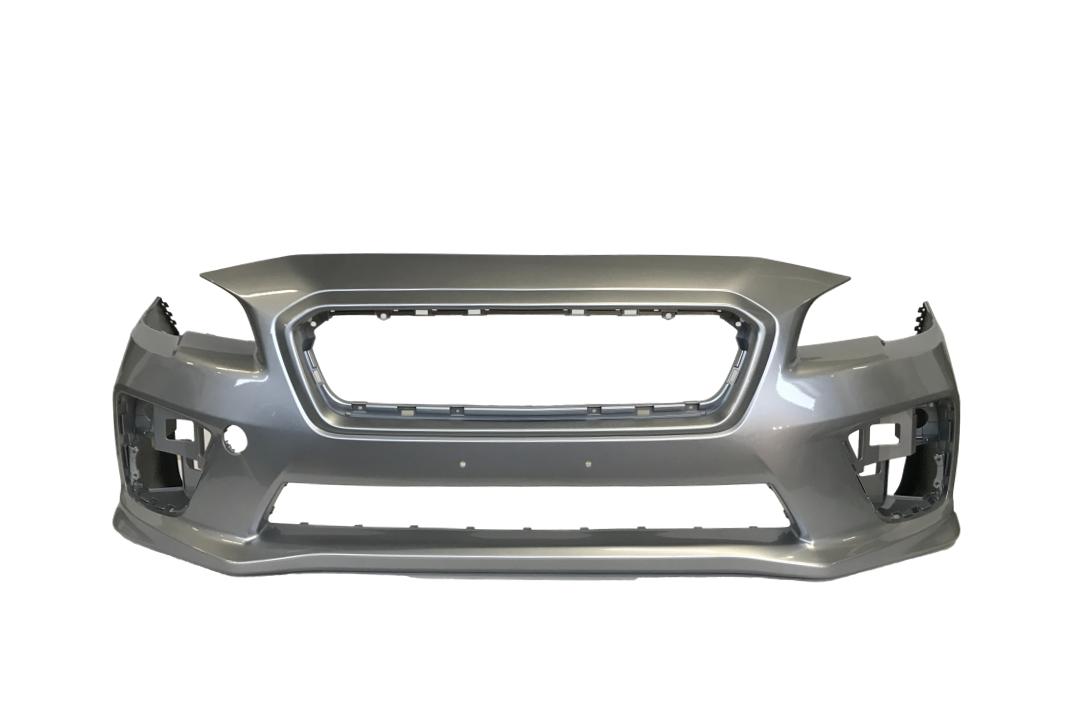 2015-2017 Subaru WRX Front Bumper Painted Ice Silver Metallic E1U Sedan 57704VA000 SU1000175 ReveMoto Painted Auto Parts Replacement