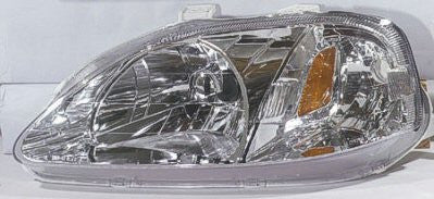 1999-2000 Honda Civic Headlight (Left; Driver-Side)