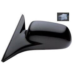 1999-2003 Mitsubishi Galant Driver Side Manual Door Mirror (Non-Heated; Manual Remote; Non-Folding) MI1320122