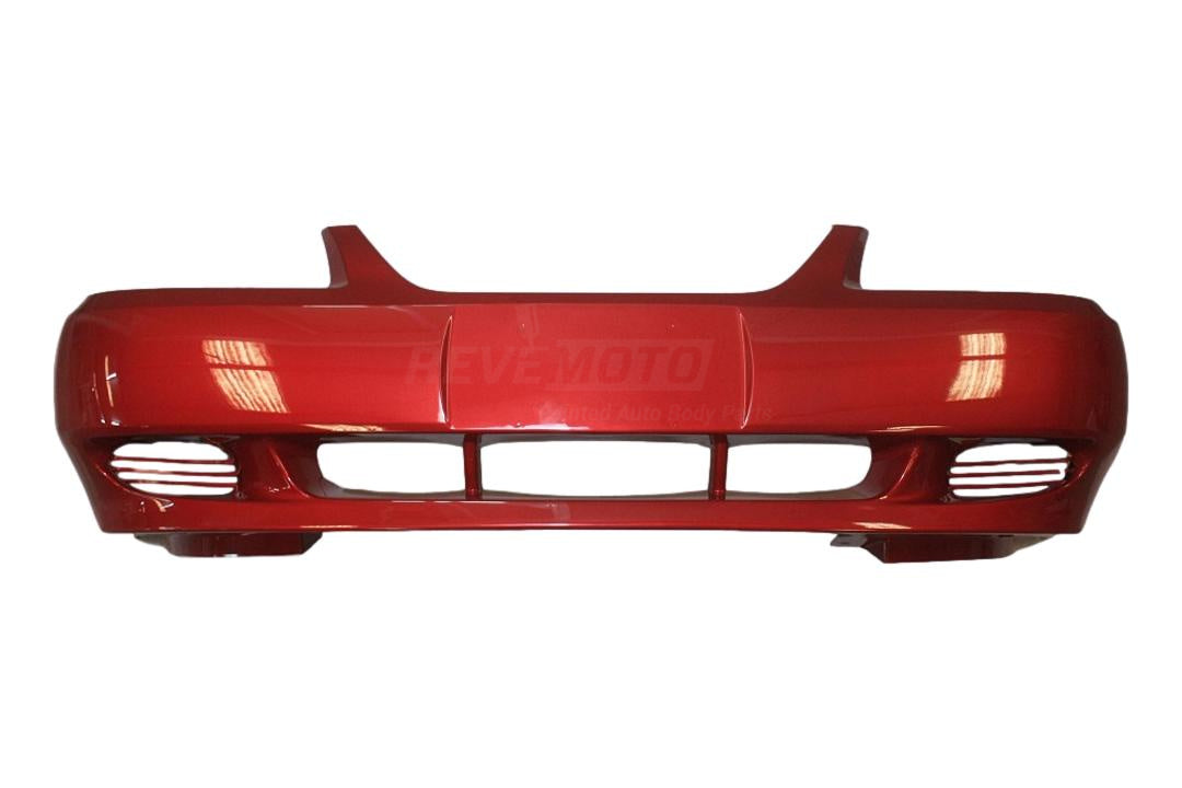 1999-2004 Ford Mustang Front Bumper Painted | Base & GT Models | Laser Red Metallic (E9) | YR3Z17D957EA FO1000437