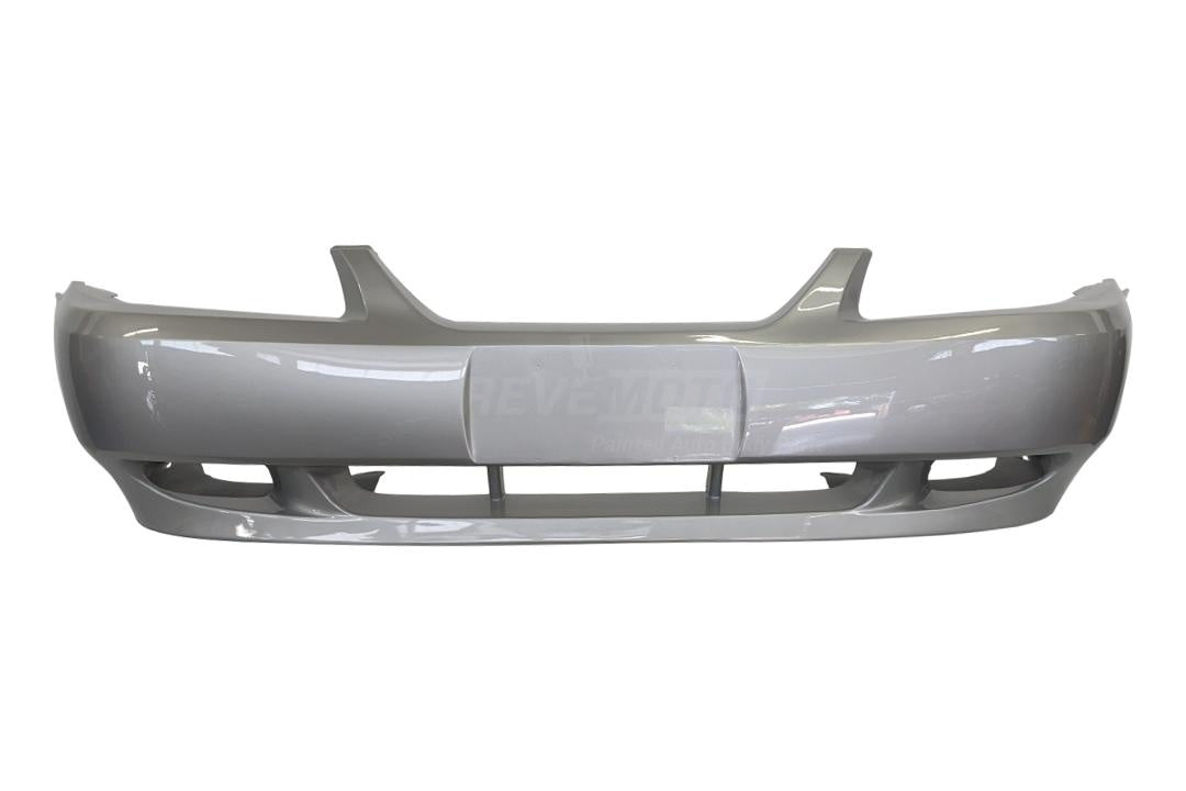 1999-2004 Ford Mustang Front Bumper Painted | GT, GT Bullitt Models | WITH: Fog Light Holes | Silver Metallic (YN)¬† | YR3Z17D957GA FO1000439