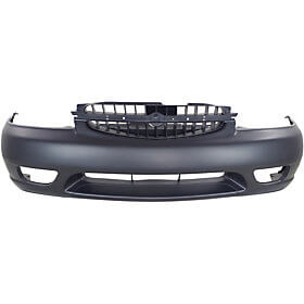 2000-2001 Nissan Altima Front Bumper Cover Primed, SE Models, w Fog Light Holes_NI1000176