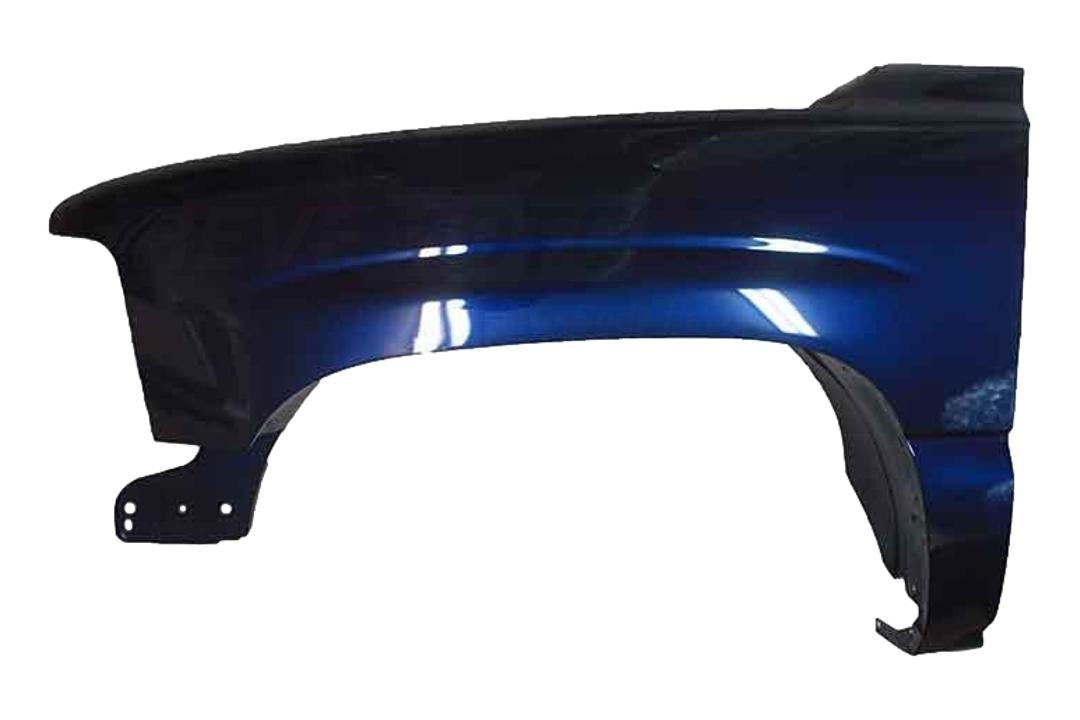 2000-2002 Chevrolet Silverado Driver-Side Fender Painted WA9792 19168844 GM1240267